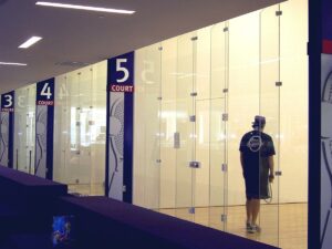 racquetball court construction